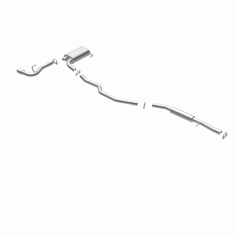 BRExhaust Direct-Fit Replacement Exhaust Kit - Jeep Compass / Patriot 2011-2017, 360 degree view