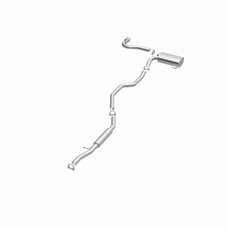 BRExhaust Direct-Fit Replacement Exhaust Kit - Jeep Compass / Patriot 2011-2017, 360 degree view