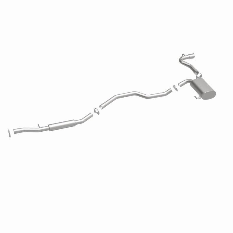 BRExhaust Direct-Fit Replacement Exhaust Kit - Jeep Compass / Patriot 2011-2017, 360 degree view