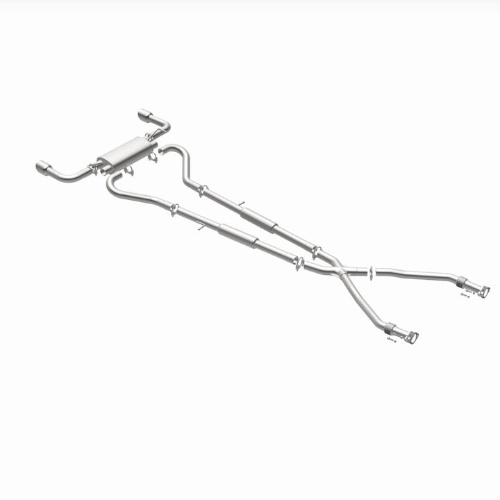 BRExhaust Direct-Fit Replacement Exhaust Kit - Infiniti Q50 2014-2023, 360 degree view