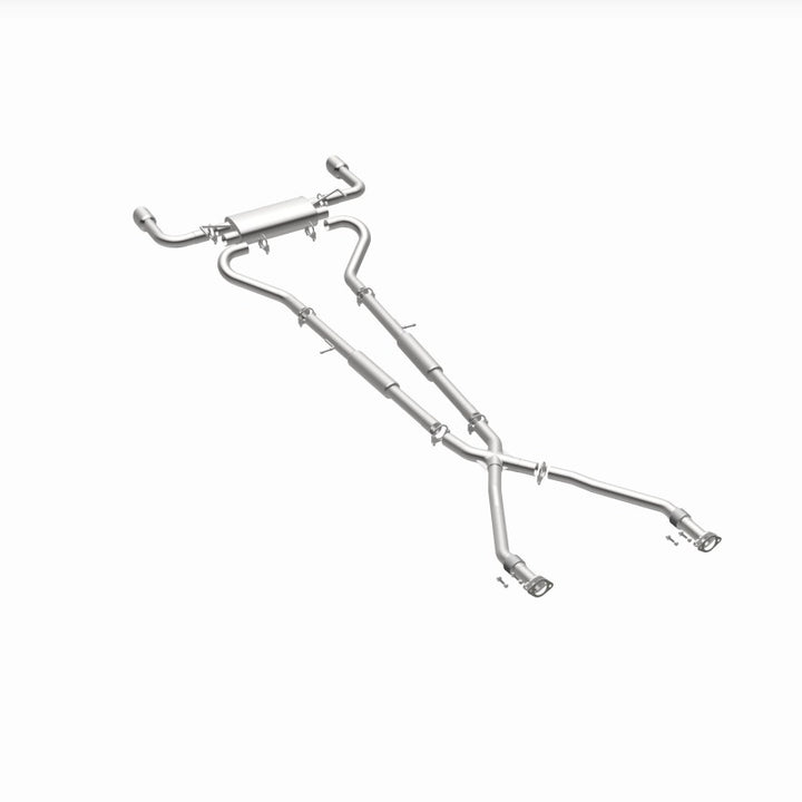 BRExhaust Direct-Fit Replacement Exhaust Kit - Infiniti Q50 2014-2023, 360 degree view