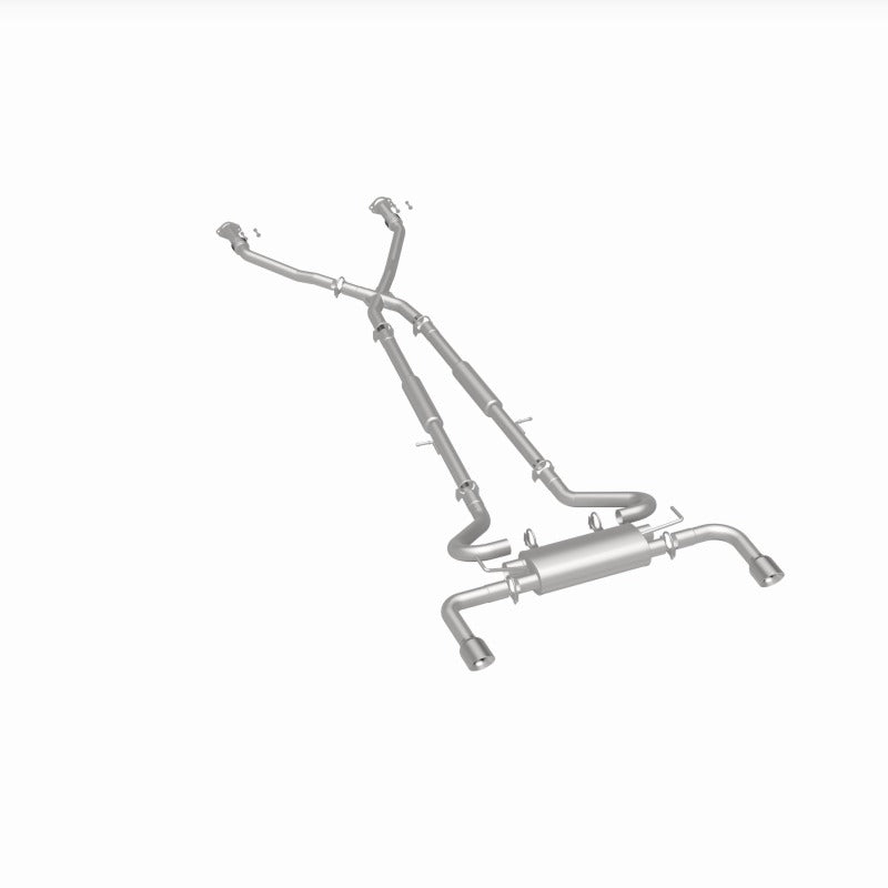 BRExhaust Direct-Fit Replacement Exhaust Kit - Infiniti Q50 2014-2023, 360 degree view