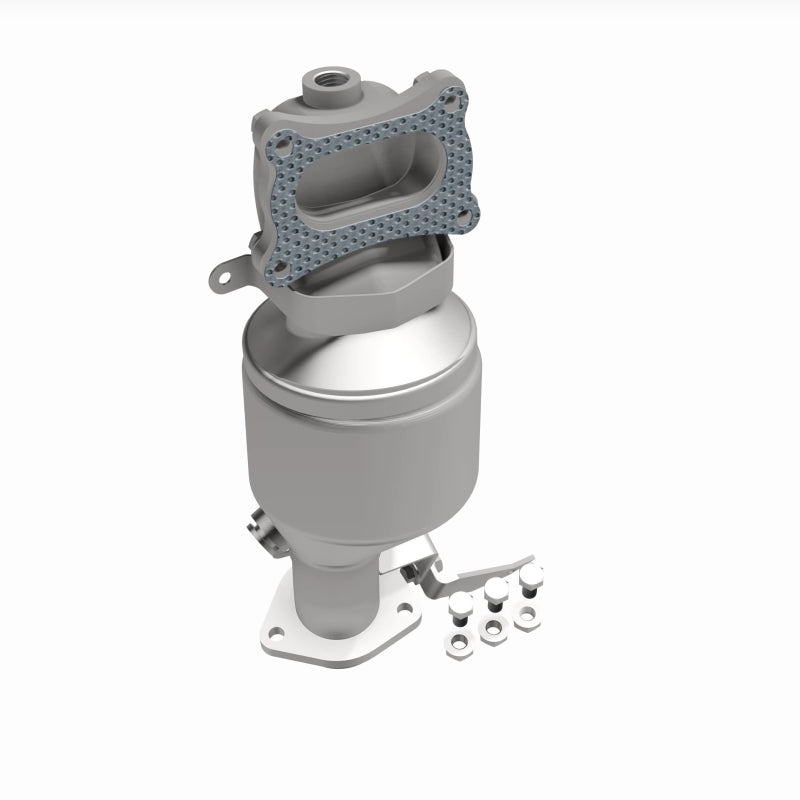 MagnaFlow CARB-Grade Direct-Fit Manifold Catalytic Converter - Honda Pilot / Passport / Accord / Acura MDX 3.5L 2016-2022, 360 degree view
