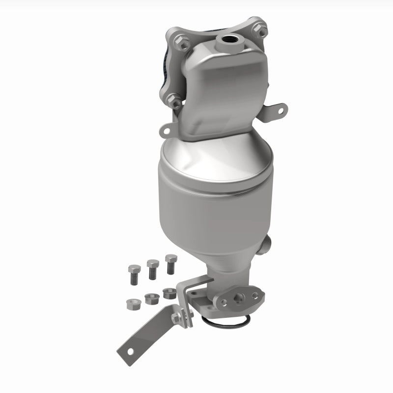 MagnaFlow CARB-Grade Direct-Fit Manifold Catalytic Converter - Honda Pilot / Passport / Accord / Acura MDX 3.5L 2016-2022, 360 degree view