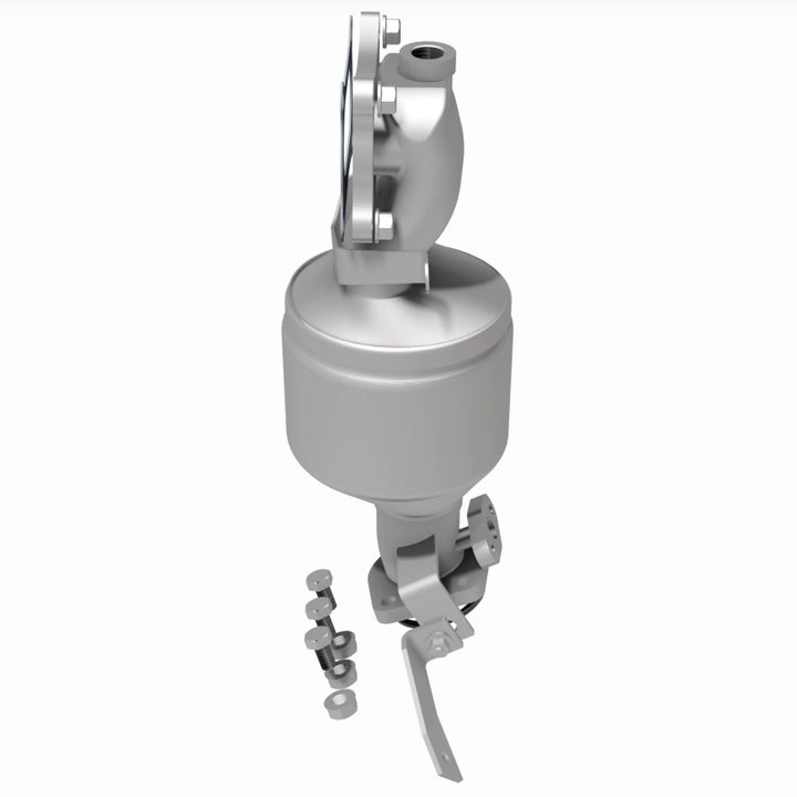 MagnaFlow CARB-Grade Direct-Fit Manifold Catalytic Converter - Honda Pilot / Passport / Accord / Acura MDX 3.5L 2016-2022, 360 degree view