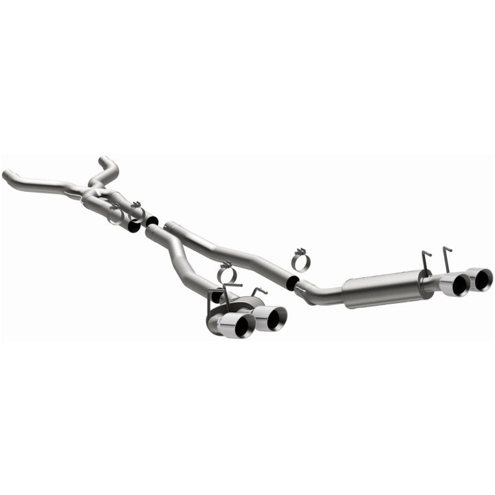 MagnaFlow Cat-Back Exhaust - Chevrolet Camaro ZL1 6.2L Supercharged 2013-2015 - Quad Split Rear Exit, view 28