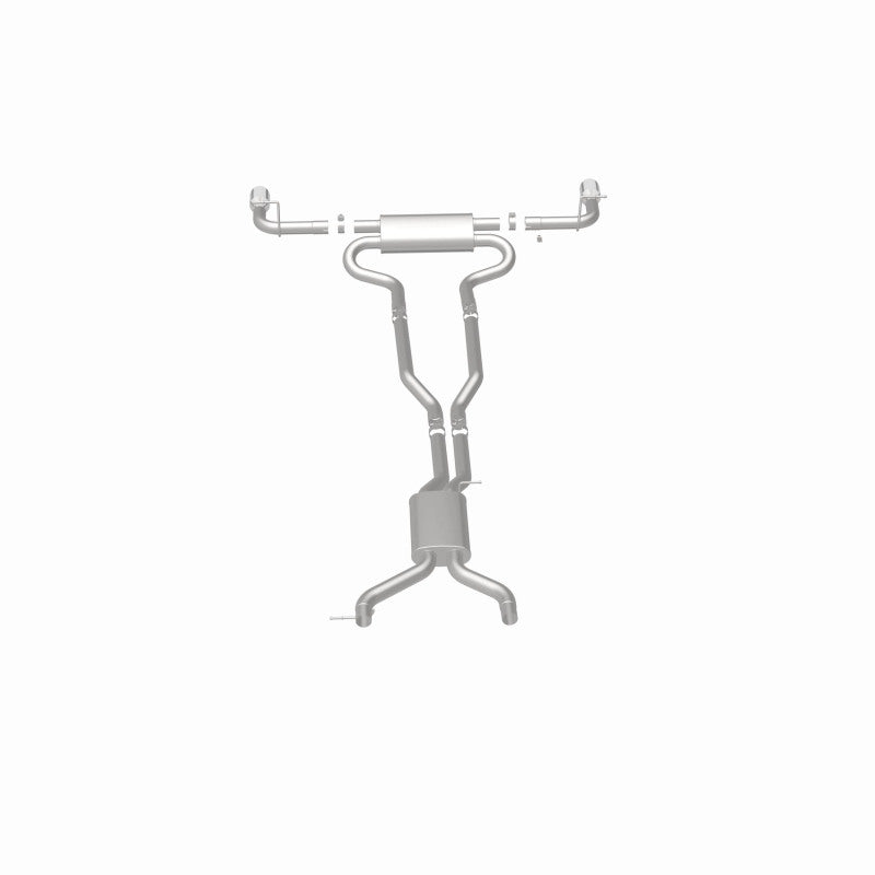 MagnaFlow Cat-Back Exhaust - Audi Q7 4.2L V8 2007-2015 - Dual Split Rear Exit, view 6