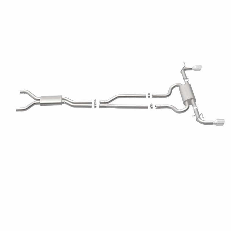 MagnaFlow Cat-Back Exhaust - Audi Q7 4.2L V8 2007-2015 - Dual Split Rear Exit, view 9