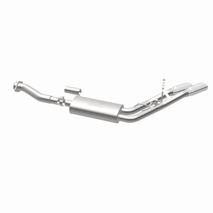 MagnaFlow Cat-Back Exhaust - Ford F-150 2011-2014 - Dual Same Side Exit Before Passenger Rear Tire, view 12