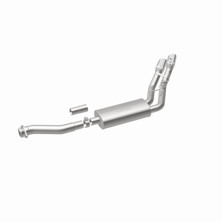 MagnaFlow Cat-Back Exhaust - Ford F-150 2011-2014 - Dual Same Side Exit Before Passenger Rear Tire, view 13