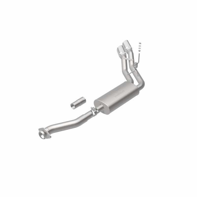 MagnaFlow Cat-Back Exhaust - Ford F-150 2011-2014 - Dual Same Side Exit Before Passenger Rear Tire, view 30