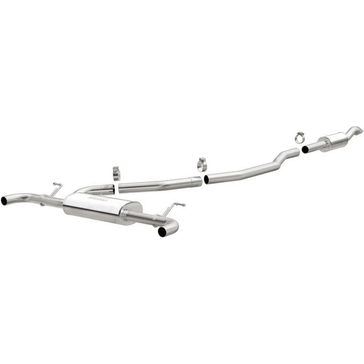 MagnaFlow Cat-Back Exhaust - Lincoln MKZ / Ford Fusion 2.0L Turbo 2013-2020 - Dual Split Rear Exit, view 2