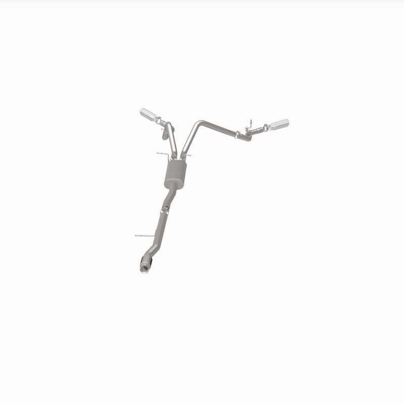 MagnaFlow Cat-Back Exhaust - Chevrolet Silverado / GMC Sierra 1500 5.3L V8 2014-2019 - Crew Cab / Extended Cab - Dual Split Behind Rear Tires Exit, view 13