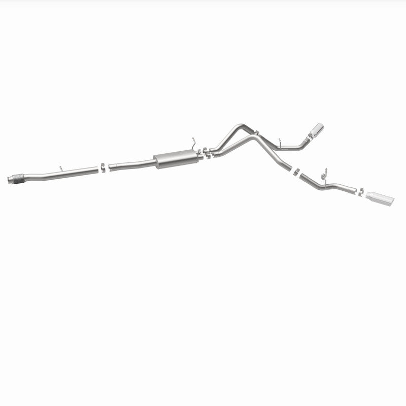 MagnaFlow Cat-Back Exhaust - Chevrolet Silverado / GMC Sierra 1500 5.3L V8 2014-2019 - Crew Cab / Extended Cab - Dual Split Behind Rear Tires Exit, view 17
