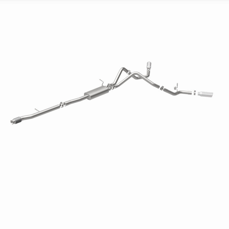 MagnaFlow Cat-Back Exhaust - Chevrolet Silverado / GMC Sierra 1500 5.3L V8 2014-2019 - Crew Cab / Extended Cab - Dual Split Behind Rear Tires Exit, view 26