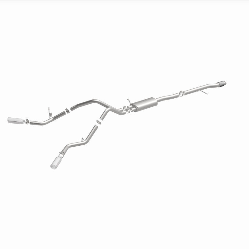 MagnaFlow Cat-Back Exhaust - Chevrolet Silverado / GMC Sierra 1500 5.3L V8 2014-2019 - Crew Cab / Extended Cab - Dual Split Behind Rear Tires Exit, view 27