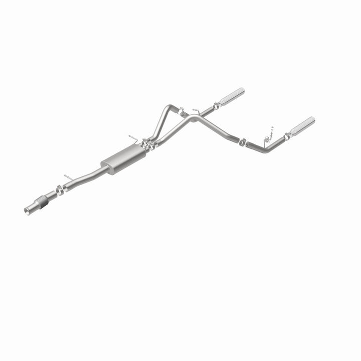 MagnaFlow Cat-Back Exhaust - Chevrolet Silverado / GMC Sierra 1500 5.3L V8 2014-2018 - Standard Cab - Dual Split Rear Exit, view 10