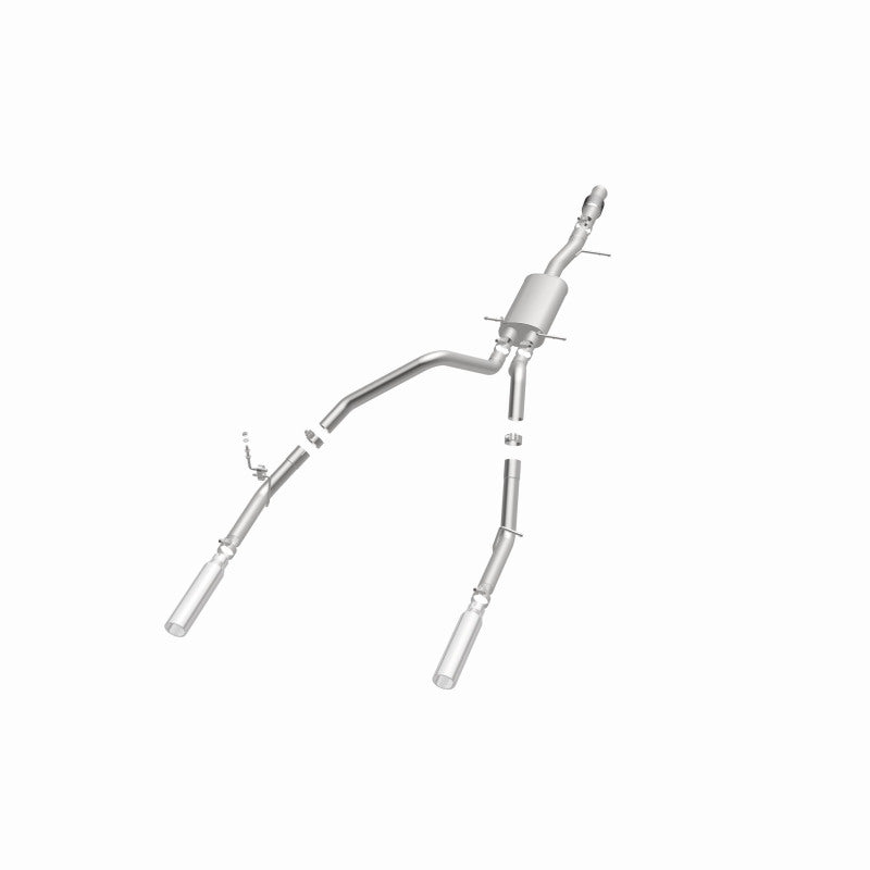 MagnaFlow Cat-Back Exhaust - Chevrolet Silverado / GMC Sierra 1500 5.3L V8 2014-2018 - Standard Cab - Dual Split Rear Exit, view 11