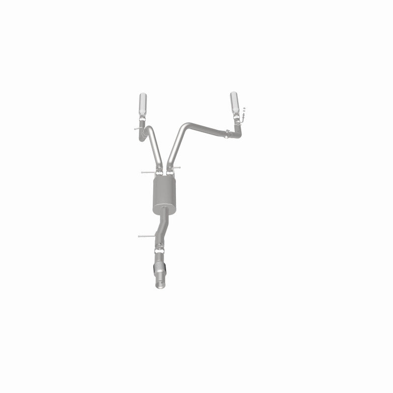 MagnaFlow Cat-Back Exhaust - Chevrolet Silverado / GMC Sierra 1500 5.3L V8 2014-2018 - Standard Cab - Dual Split Rear Exit, view 13