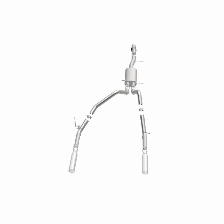 MagnaFlow Cat-Back Exhaust - Chevrolet Silverado / GMC Sierra 1500 5.3L V8 2014-2018 - Standard Cab - Dual Split Rear Exit, view 25