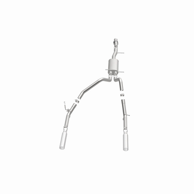 MagnaFlow Cat-Back Exhaust - Chevrolet Silverado / GMC Sierra 1500 5.3L V8 2014-2018 - Standard Cab - Dual Split Rear Exit, view 25