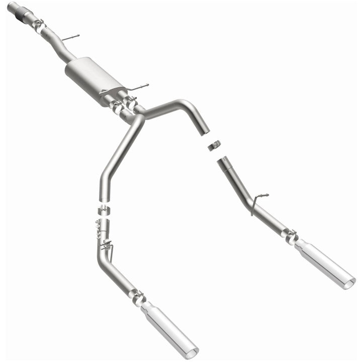MagnaFlow Cat-Back Exhaust - Chevrolet Silverado / GMC Sierra 1500 5.3L V8 2014-2018 - Standard Cab - Dual Split Rear Exit, view 26