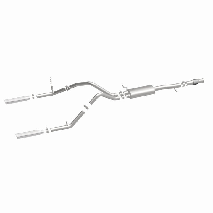 MagnaFlow Cat-Back Exhaust - Chevrolet Silverado / GMC Sierra 1500 5.3L V8 2014-2018 - Standard Cab - Dual Split Rear Exit, view 27