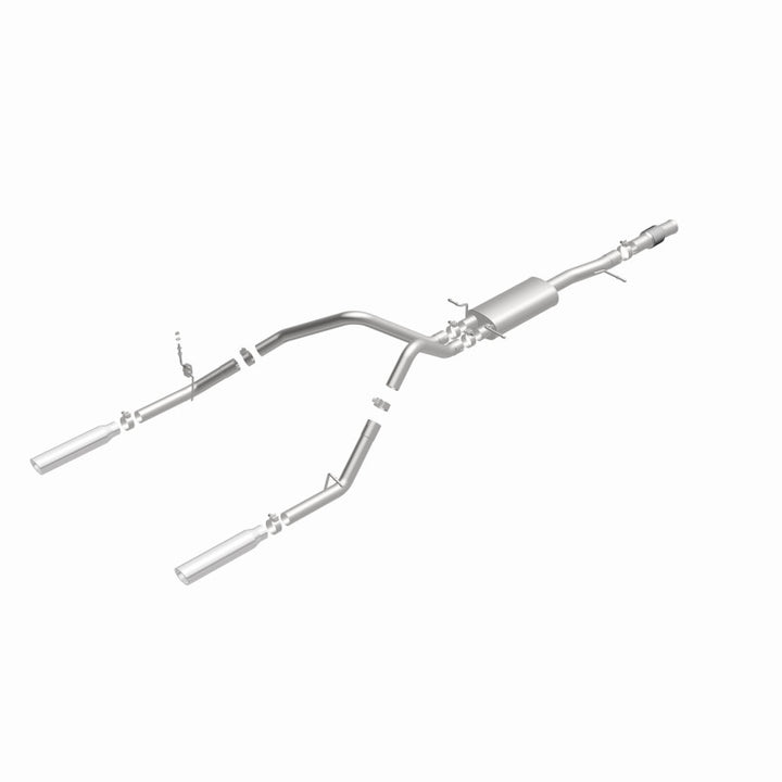 MagnaFlow Cat-Back Exhaust - Chevrolet Silverado / GMC Sierra 1500 5.3L V8 2014-2018 - Standard Cab - Dual Split Rear Exit, view 29