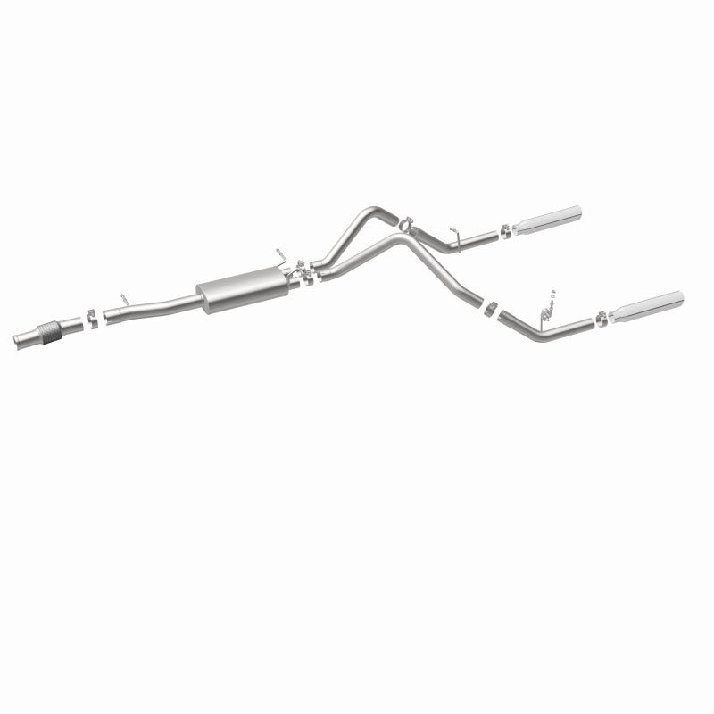 MagnaFlow Cat-Back Exhaust - Chevrolet Silverado / GMC Sierra 1500 5.3L V8 2014-2018 - Standard Cab - Dual Split Rear Exit, view 33