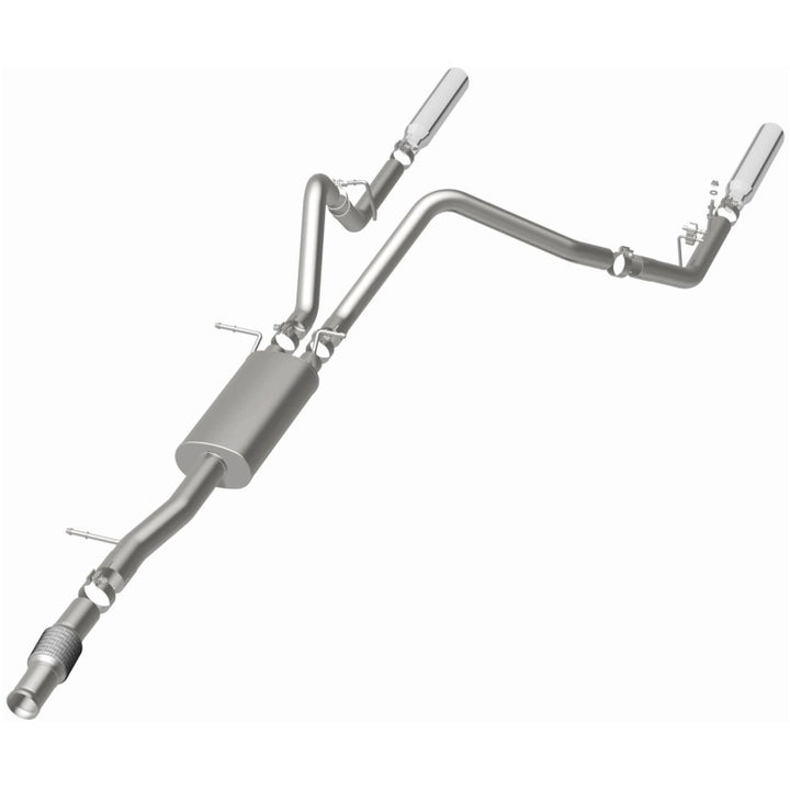 MagnaFlow Cat-Back Exhaust - Chevrolet Silverado / GMC Sierra 1500 5.3L V8 2014-2018 - Standard Cab - Dual Split Rear Exit, view 35