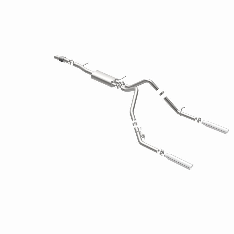 MagnaFlow Cat-Back Exhaust - Chevrolet Silverado / GMC Sierra 1500 5.3L V8 2014-2018 - Standard Cab - Dual Split Rear Exit, view 43