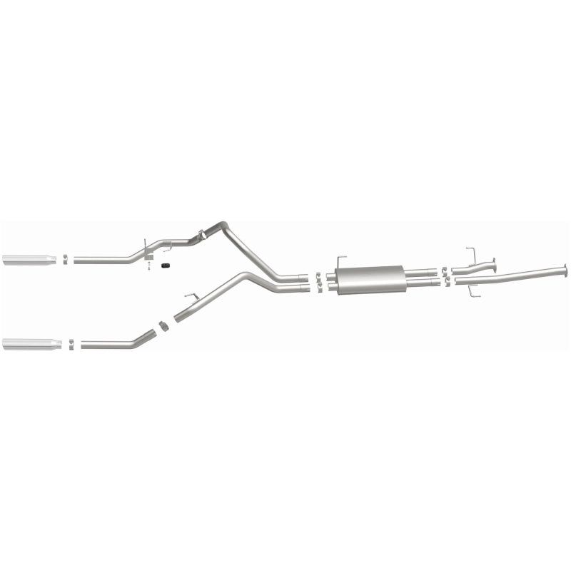 MagnaFlow Cat-Back Exhaust - Toyota Tundra 4.6L / 5.7L V8 2014-2021 - Dual Split Rear Exit, view 21