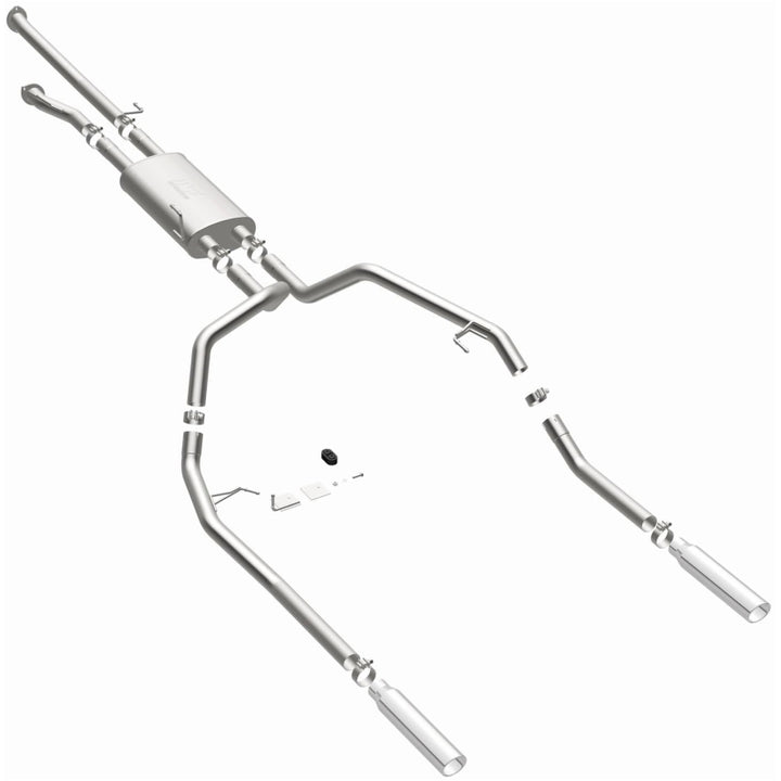 MagnaFlow Cat-Back Exhaust - Toyota Tundra 4.6L / 5.7L V8 2014-2021 - Dual Split Rear Exit, view 34