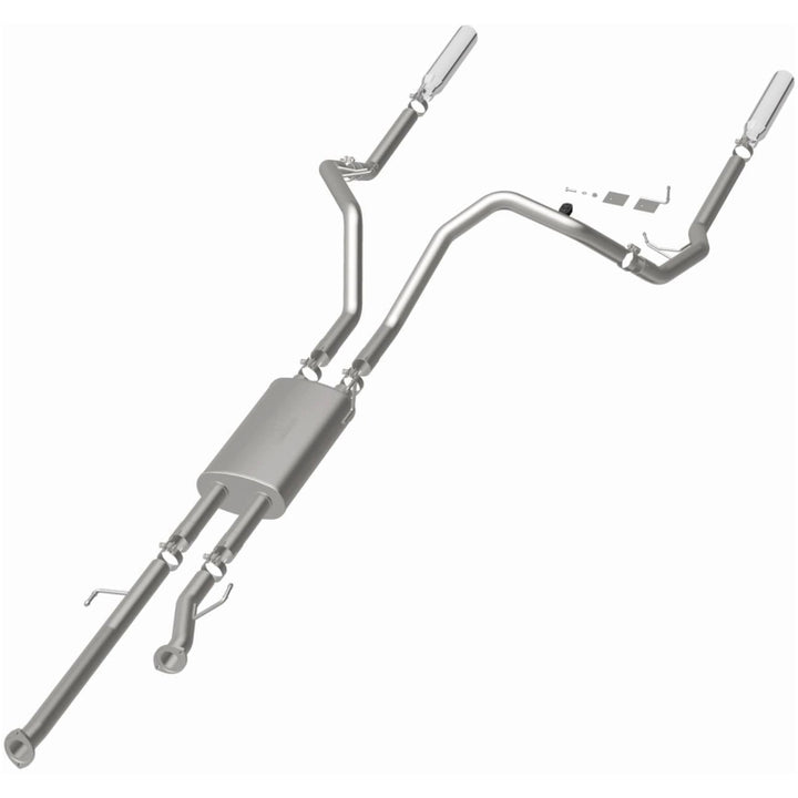 MagnaFlow Cat-Back Exhaust - Toyota Tundra 4.6L / 5.7L V8 2014-2021 - Dual Split Rear Exit, view 9