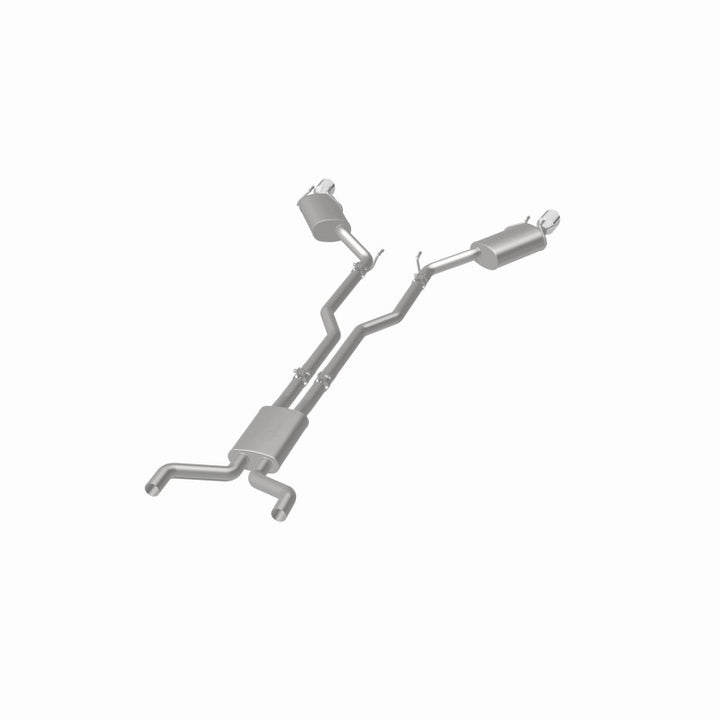 MagnaFlow Cat-Back Exhaust - Chevrolet Camaro 3.6L V6 2010-2015 - Dual Split Rear Exit with 4in Polished Tips, view 21