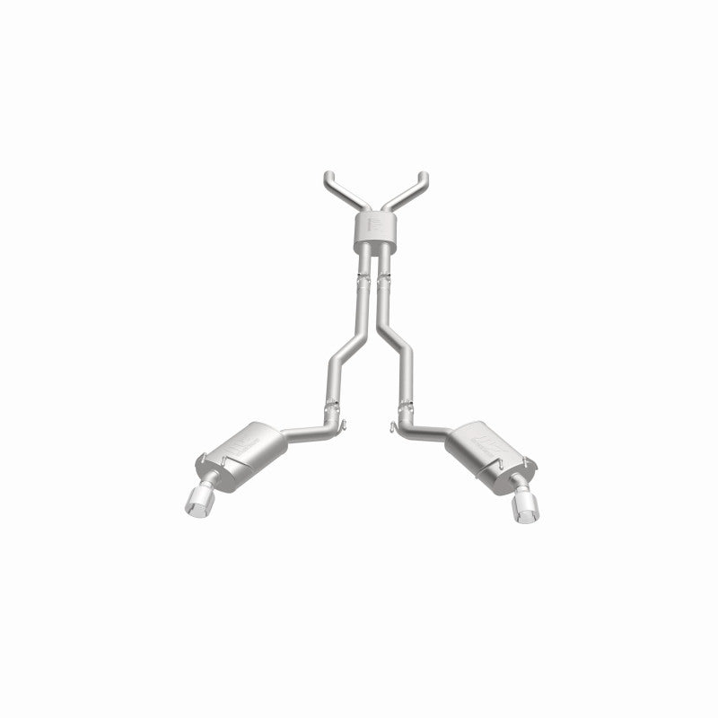 MagnaFlow Cat-Back Exhaust - Chevrolet Camaro 3.6L V6 2010-2015 - Dual Split Rear Exit with 4in Polished Tips, view 24