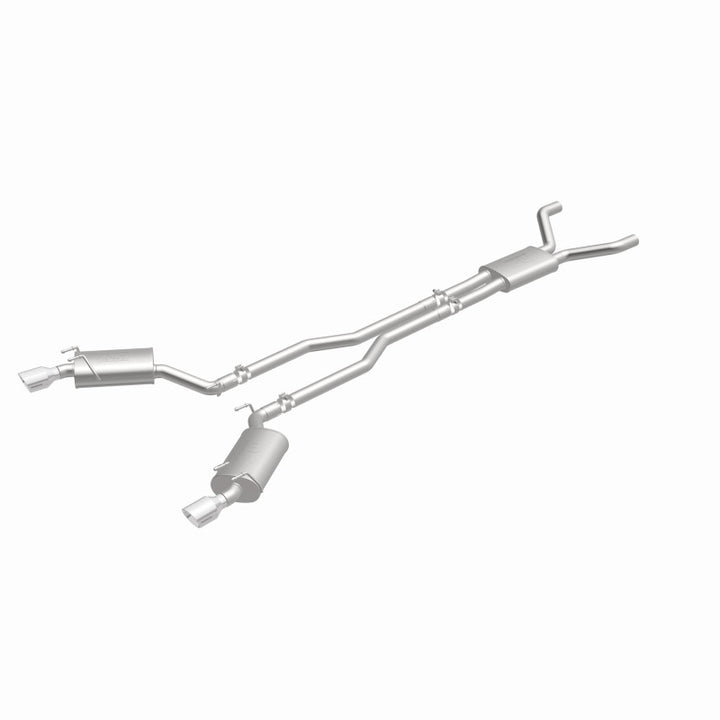 MagnaFlow Cat-Back Exhaust - Chevrolet Camaro 3.6L V6 2010-2015 - Dual Split Rear Exit with 4in Polished Tips, view 35