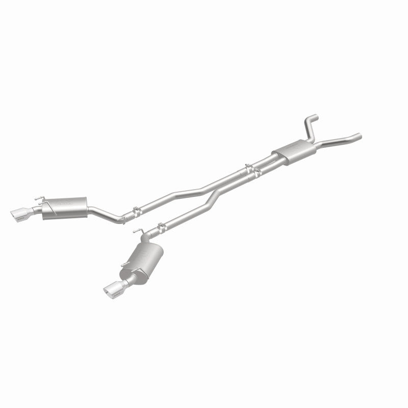 MagnaFlow Cat-Back Exhaust - Chevrolet Camaro 3.6L V6 2010-2015 - Dual Split Rear Exit with 4in Polished Tips, view 35