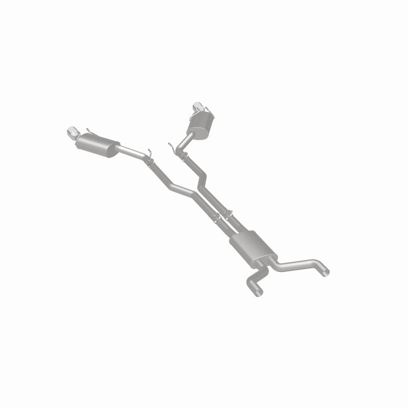 MagnaFlow Cat-Back Exhaust - Chevrolet Camaro 3.6L V6 2010-2015 - Dual Split Rear Exit with 4in Polished Tips, view 40