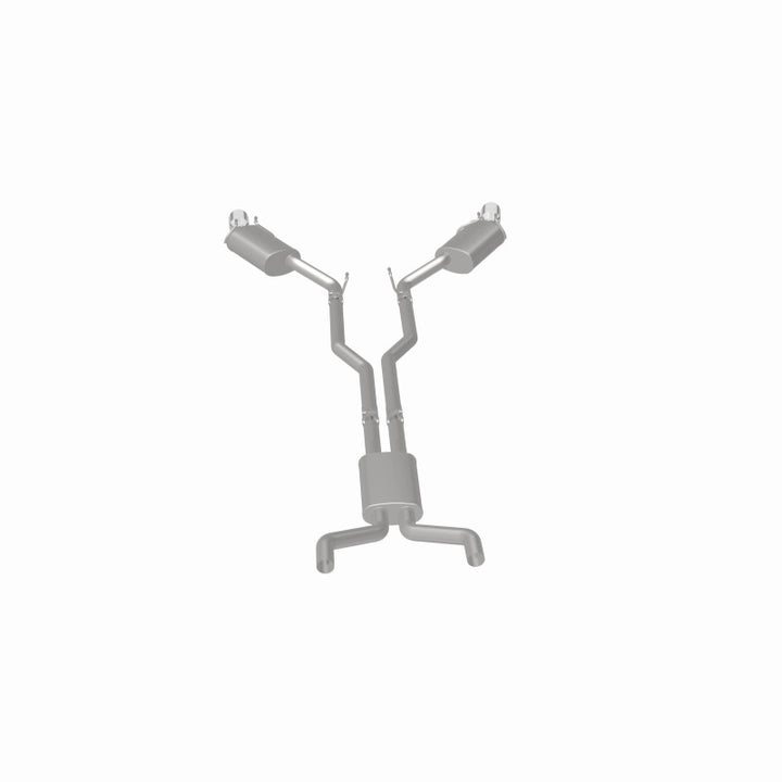 MagnaFlow Cat-Back Exhaust - Chevrolet Camaro 3.6L V6 2010-2015 - Dual Split Rear Exit with 4in Polished Tips, view 42