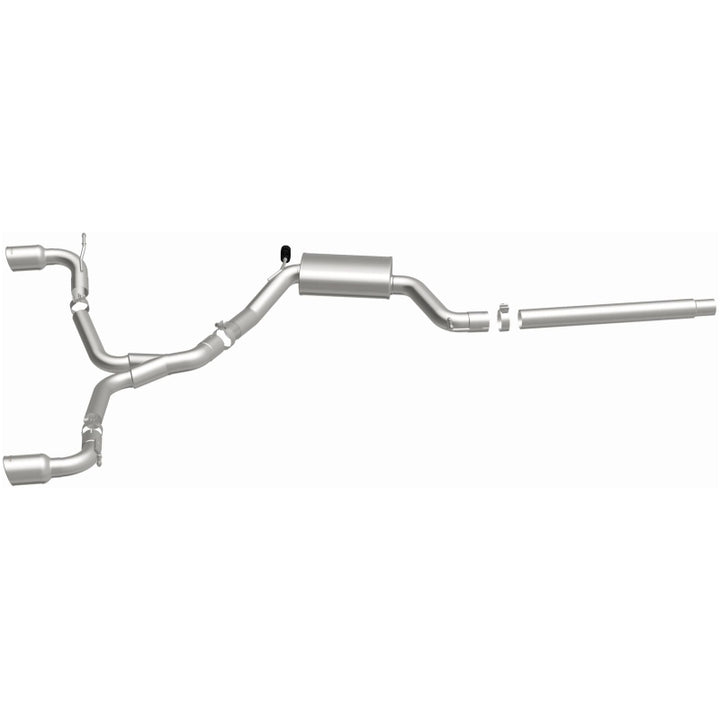MagnaFlow Cat-Back Exhaust - Volkswagen GTI 2.0L Turbo 2015-2018 - Dual Split Rear Exit with 4in Polished Tips, view 13