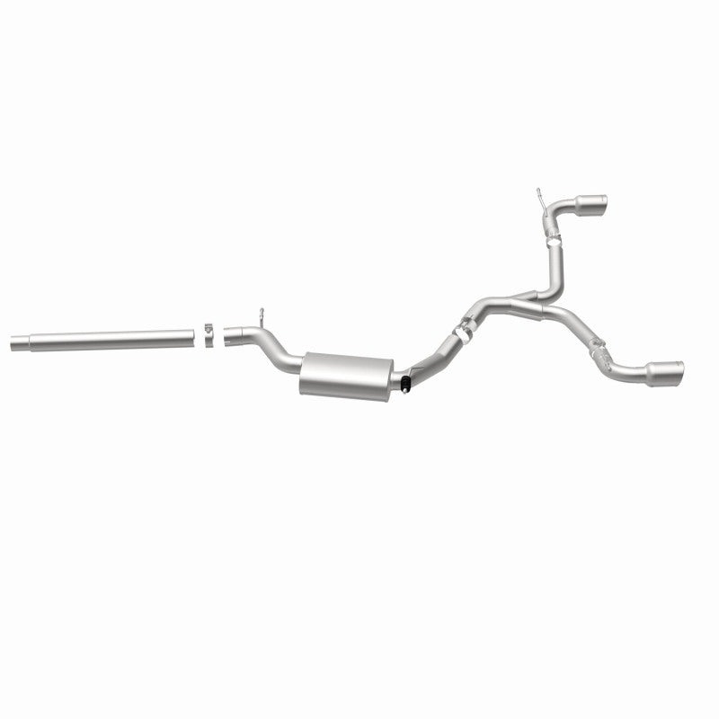 MagnaFlow Cat-Back Exhaust - Volkswagen GTI 2.0L Turbo 2015-2018 - Dual Split Rear Exit with 4in Polished Tips, view 35