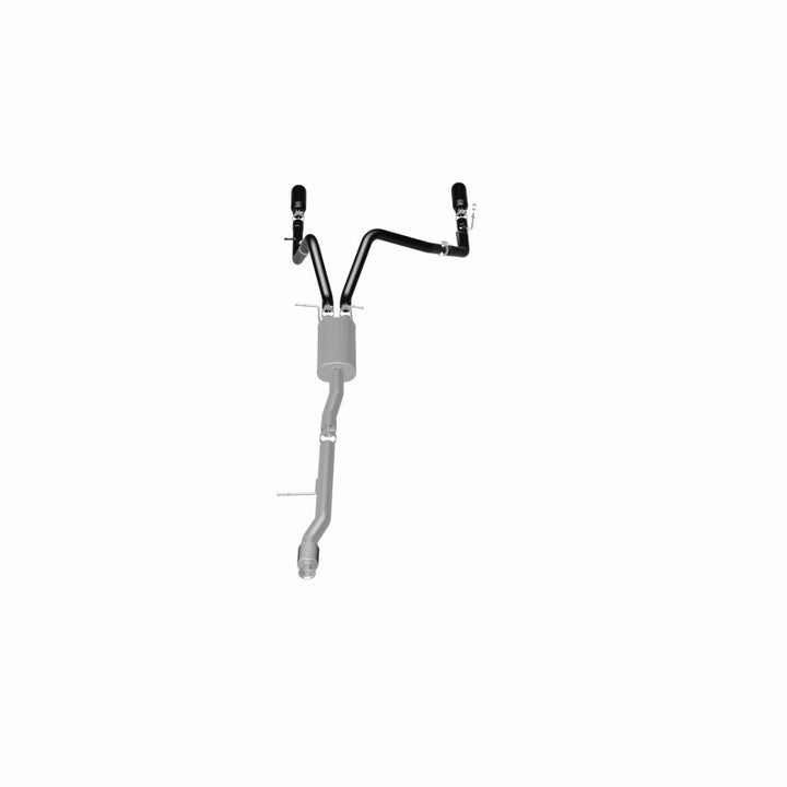 MagnaFlow Cat-Back Exhaust - Chevrolet Silverado / GMC Sierra 1500 4.3L / 5.3L 2014-2019 - Dual Split Rear Exit with 4in Black Tips, view 14