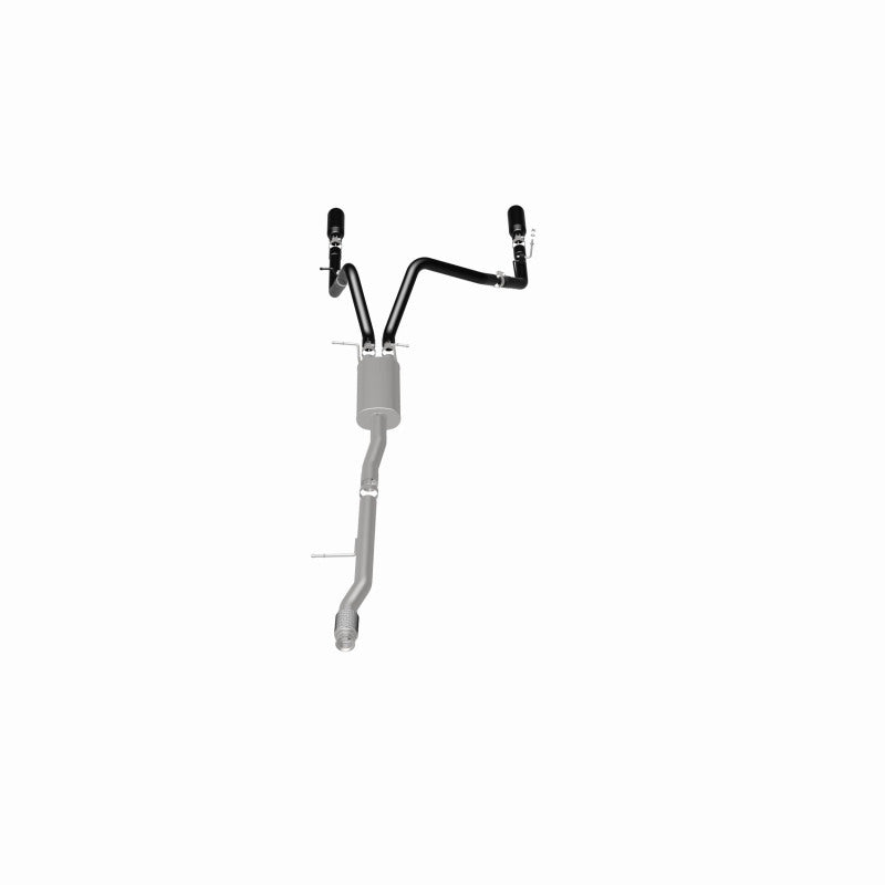 MagnaFlow Cat-Back Exhaust - Chevrolet Silverado / GMC Sierra 1500 4.3L / 5.3L 2014-2019 - Dual Split Rear Exit with 4in Black Tips, view 14