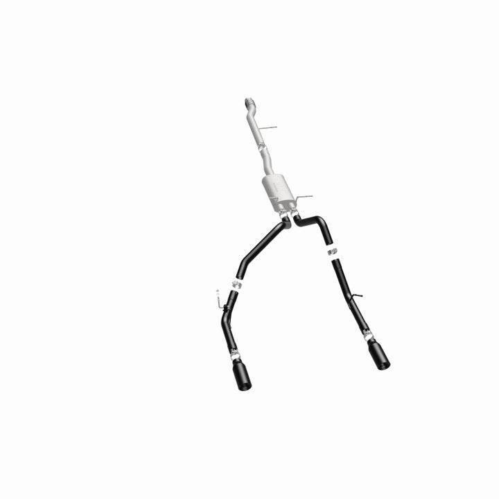 MagnaFlow Cat-Back Exhaust - Chevrolet Silverado / GMC Sierra 1500 4.3L / 5.3L 2014-2019 - Dual Split Rear Exit with 4in Black Tips, view 24