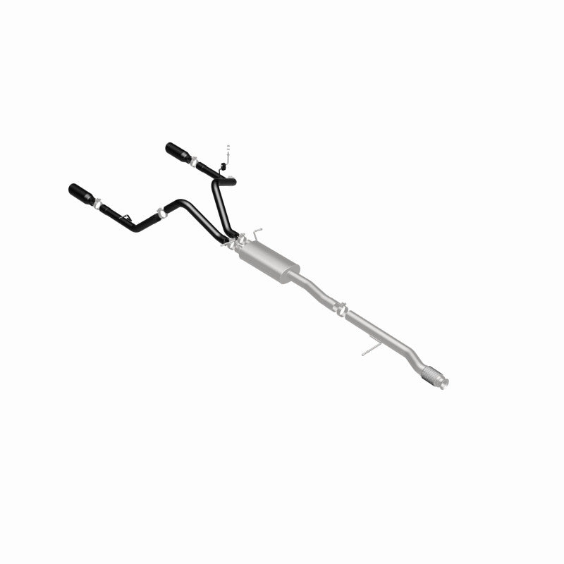 MagnaFlow Cat-Back Exhaust - Chevrolet Silverado / GMC Sierra 1500 4.3L / 5.3L 2014-2019 - Dual Split Rear Exit with 4in Black Tips, view 42