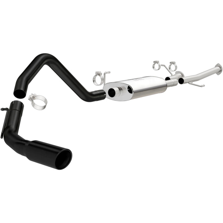 MagnaFlow Cat-Back Exhaust - Toyota Tundra 2009-2013 V8 5.7L 3in SS Black Tip Single Side Exit, view 2