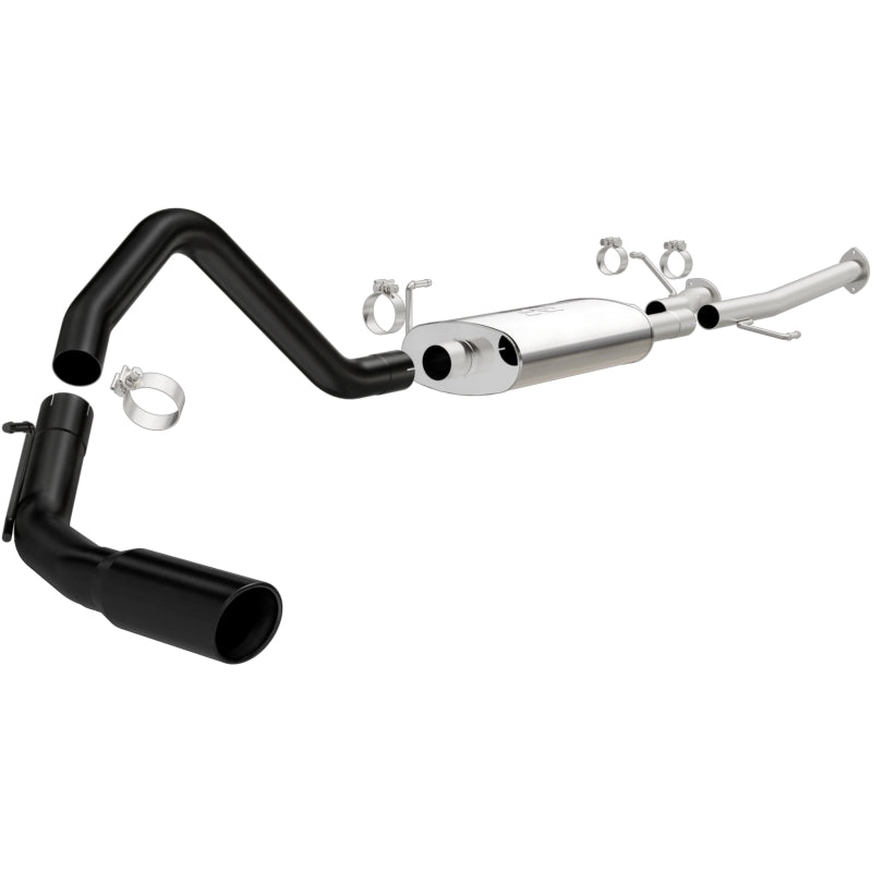 MagnaFlow Cat-Back Exhaust - Toyota Tundra 2009-2013 V8 5.7L 3in SS Black Tip Single Side Exit, view 2