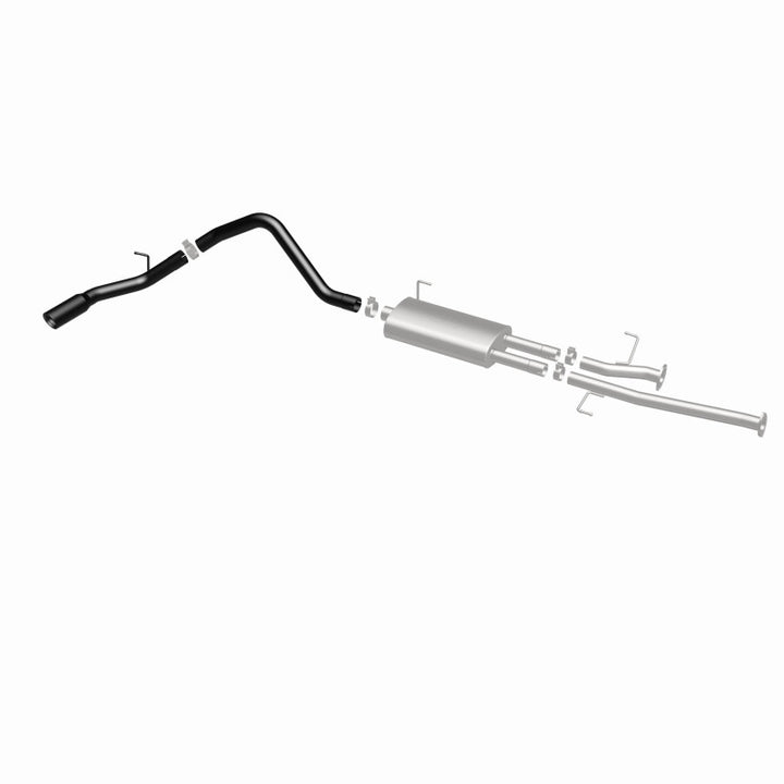 MagnaFlow Cat-Back Exhaust - Toyota Tundra 2009-2013 V8 5.7L 3in SS Black Tip Single Side Exit, view 23