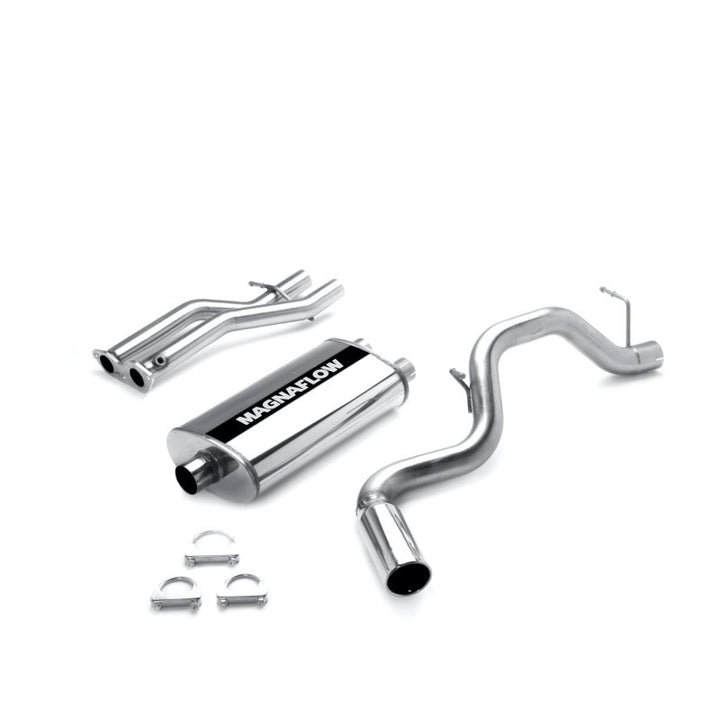 MagnaFlow Cat-Back Exhaust - Chevrolet Tahoe / GMC Yukon 1996-1999 - Dual Inlet Muffler